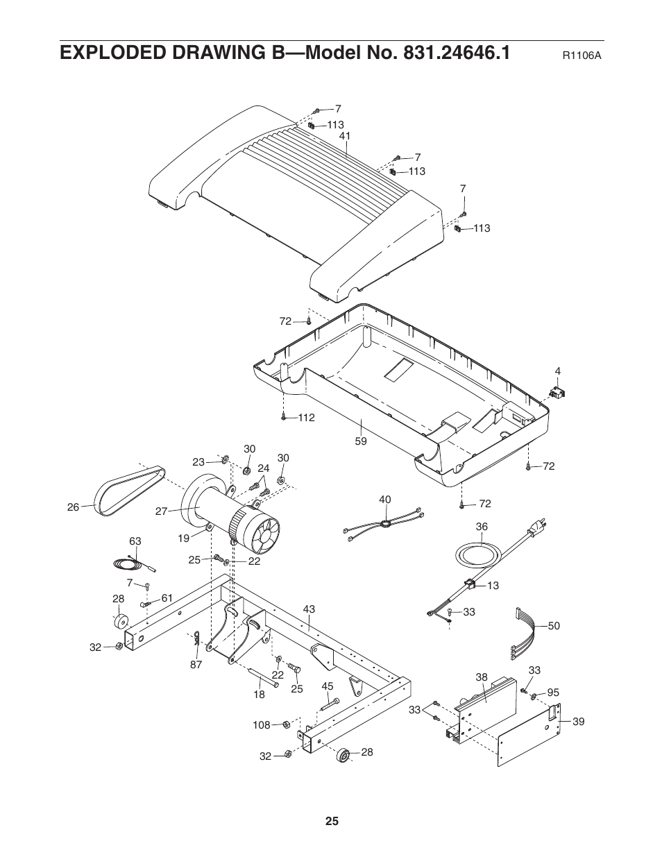 ProForm 831.24646.1 User Manual | Page 25 / 28