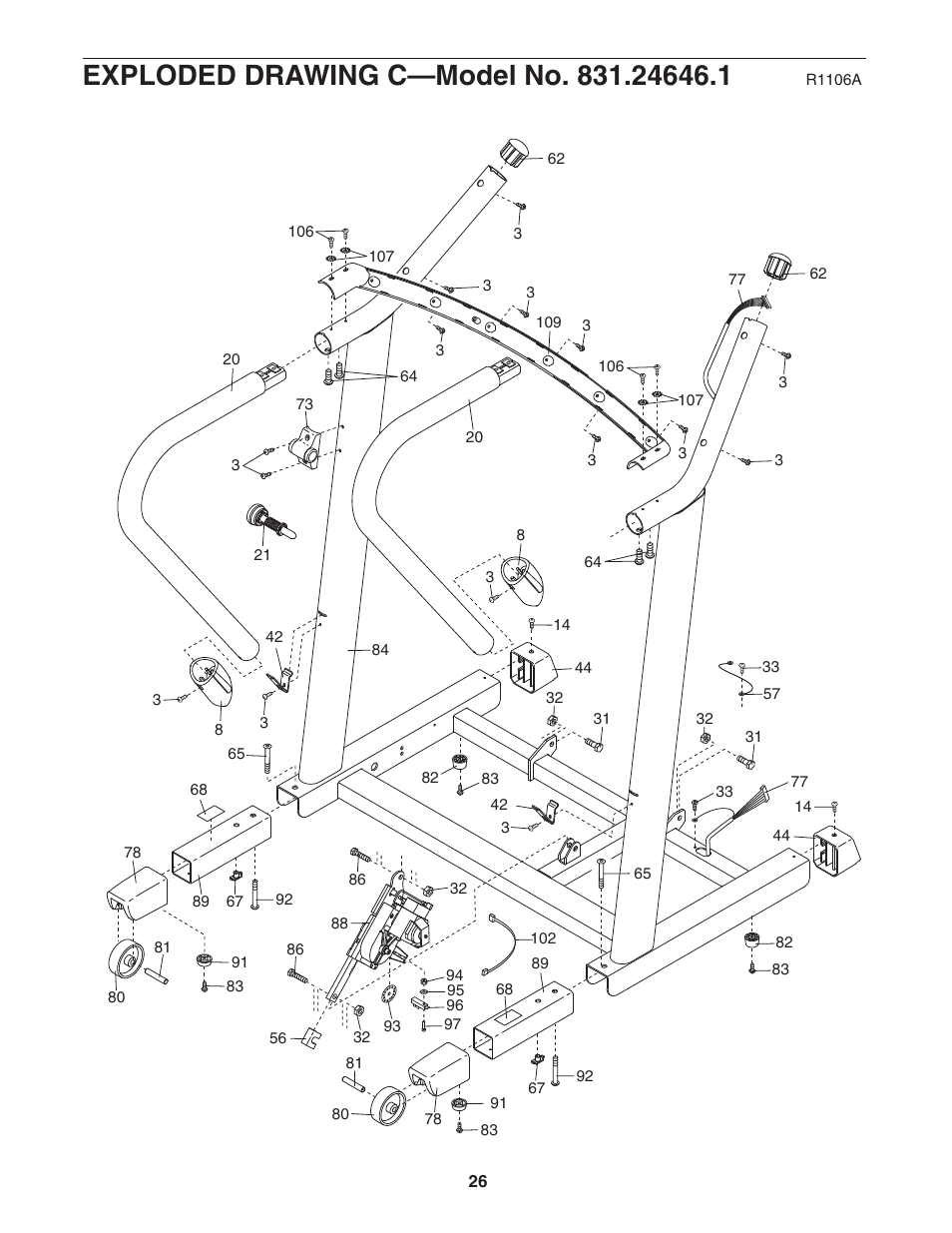 ProForm 831.24646.1 User Manual | Page 26 / 28