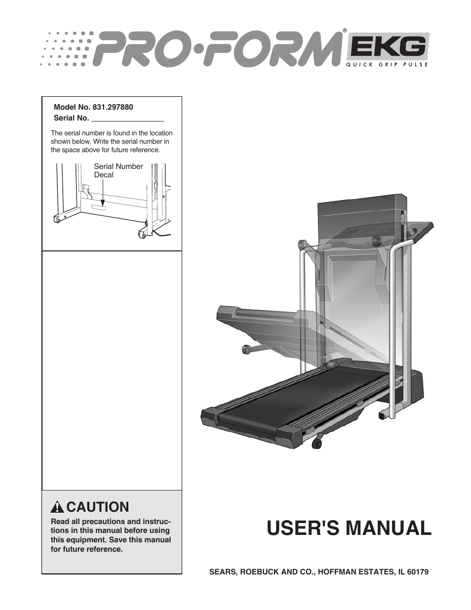 ProForm 831.297880 User Manual | 20 pages