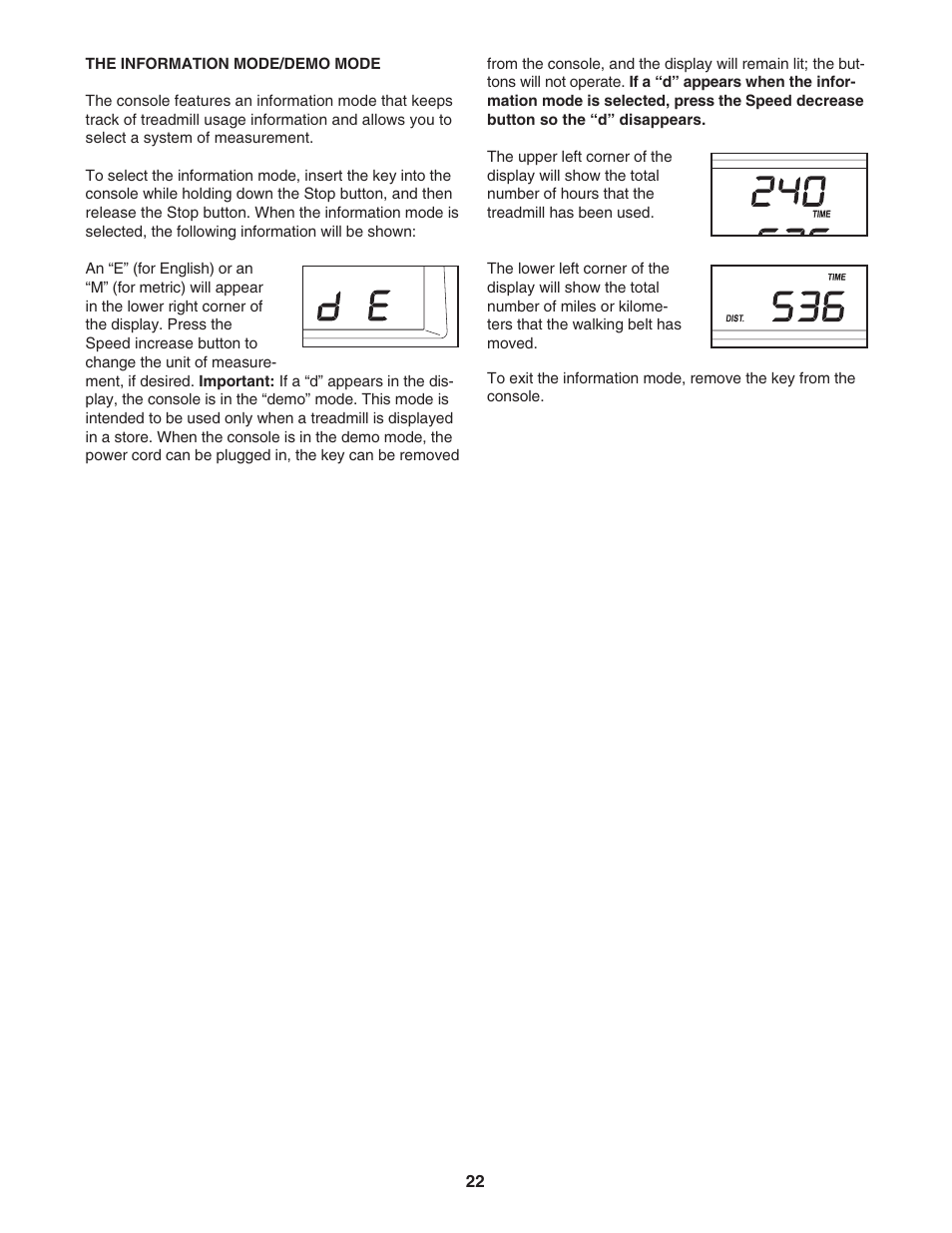 ProForm 831.29604.0 User Manual | Page 22 / 30