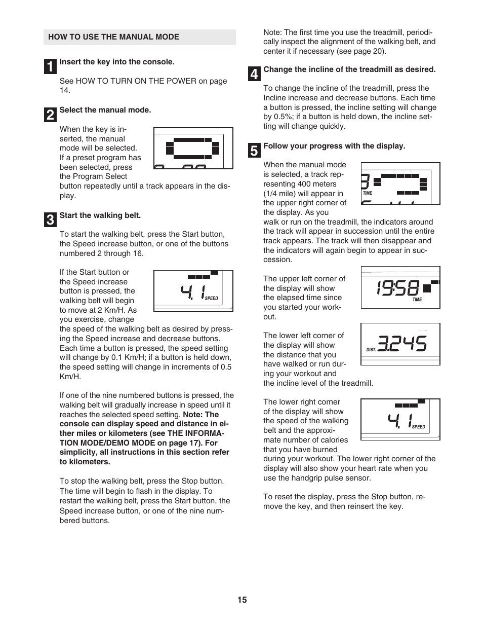 ProForm 400C User Manual | Page 15 / 26