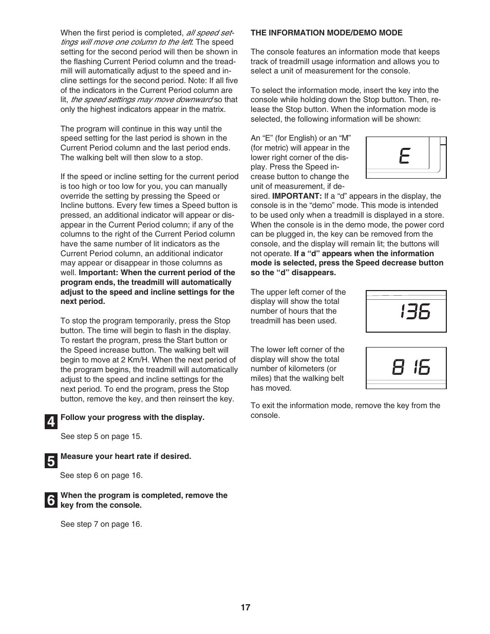 ProForm 400C User Manual | Page 17 / 26