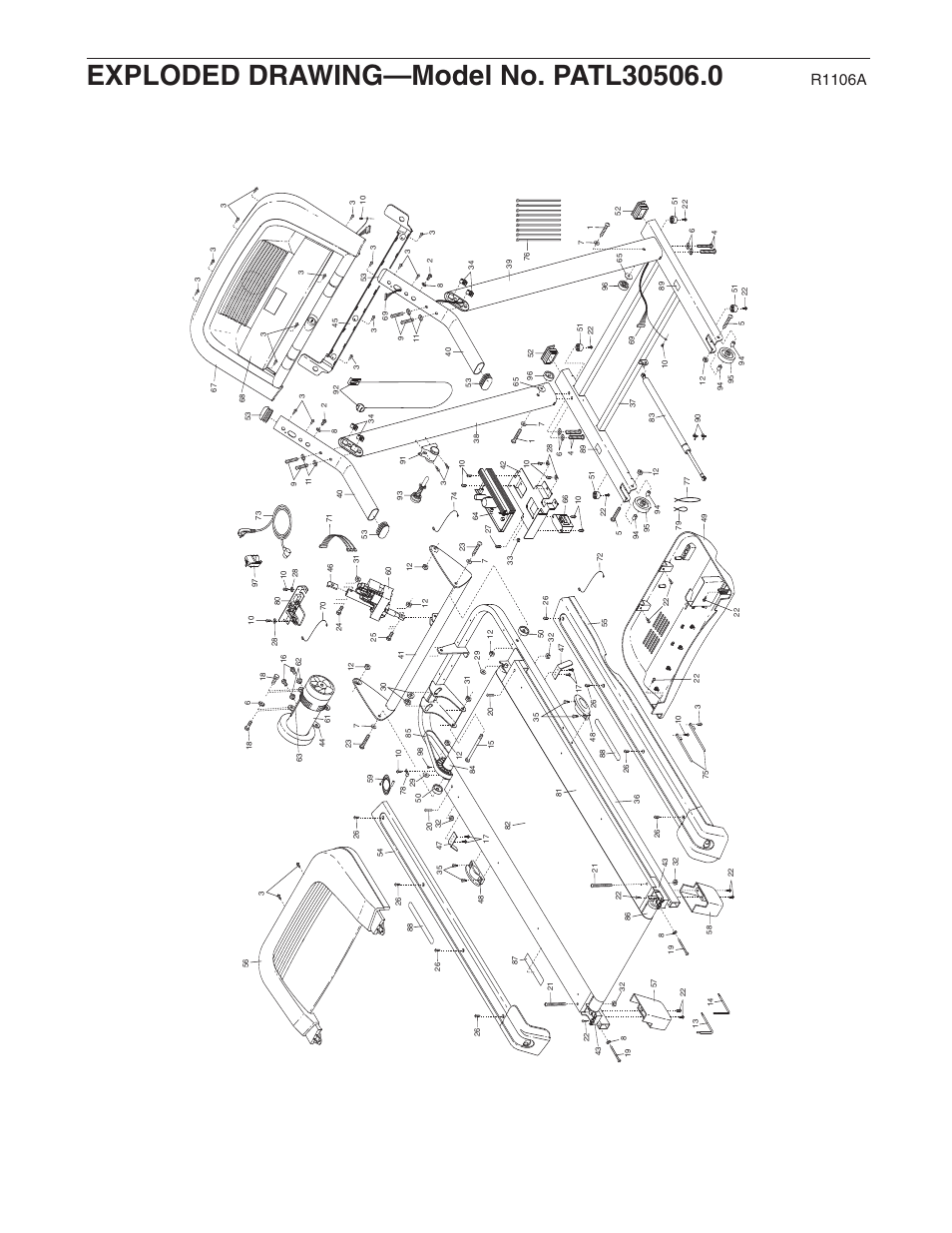 R1106a | ProForm 400C User Manual | Page 25 / 26