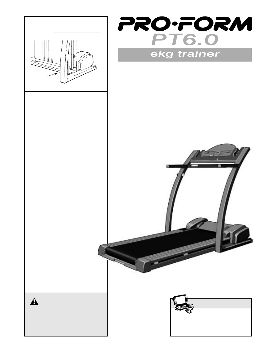 ProForm PT6.0 PFTL69501 User Manual | 26 pages