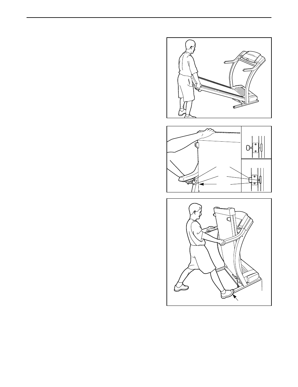 How to fold and move the treadmill | ProForm 831.299464 User Manual | Page 19 / 26