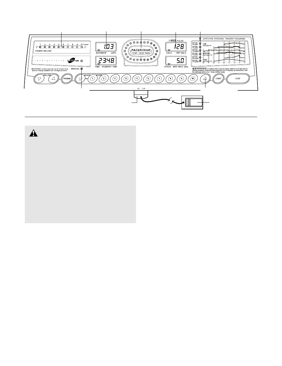 Caution | ProForm 831.299464 User Manual | Page 9 / 26