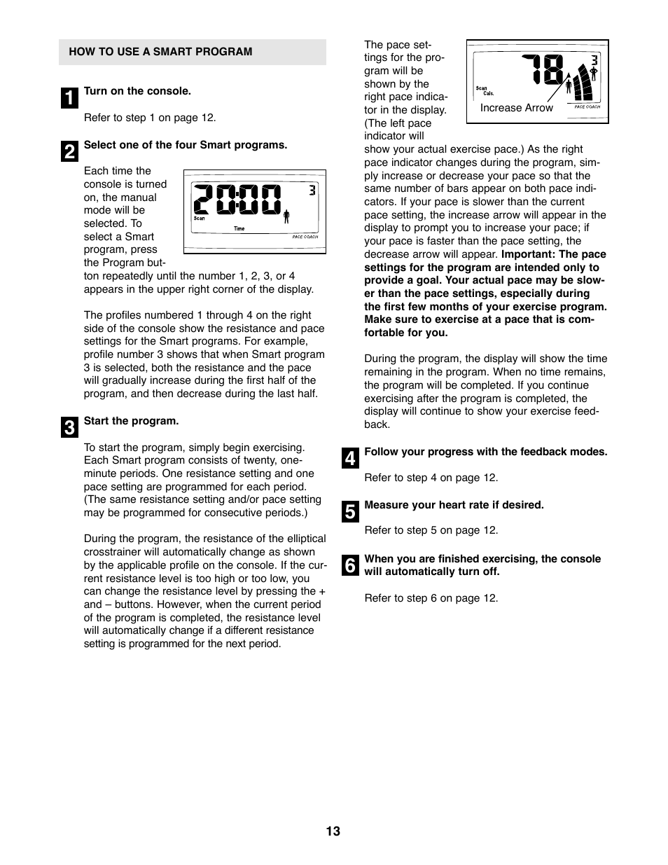 ProForm 750 User Manual | Page 13 / 24