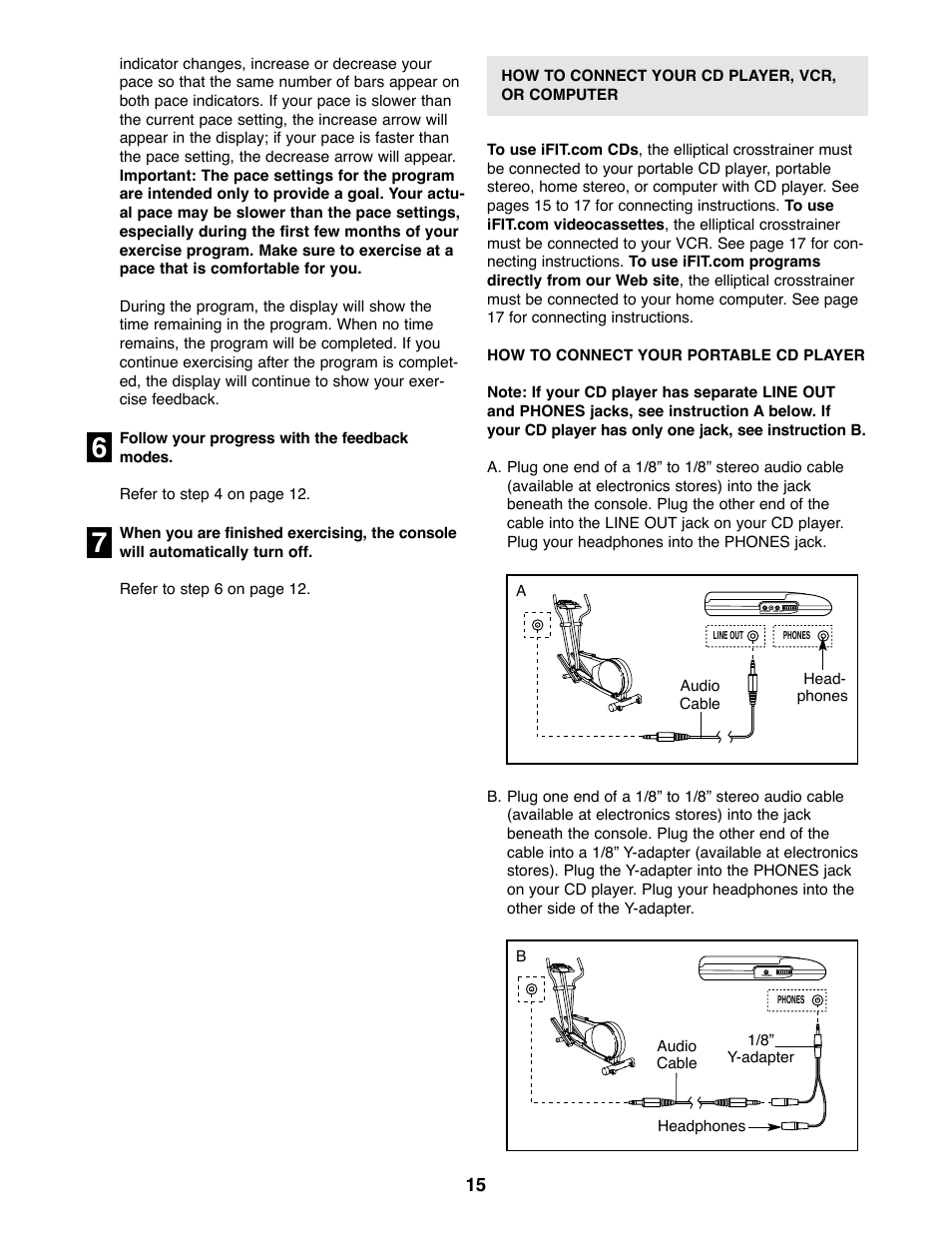 ProForm 750 User Manual | Page 15 / 24