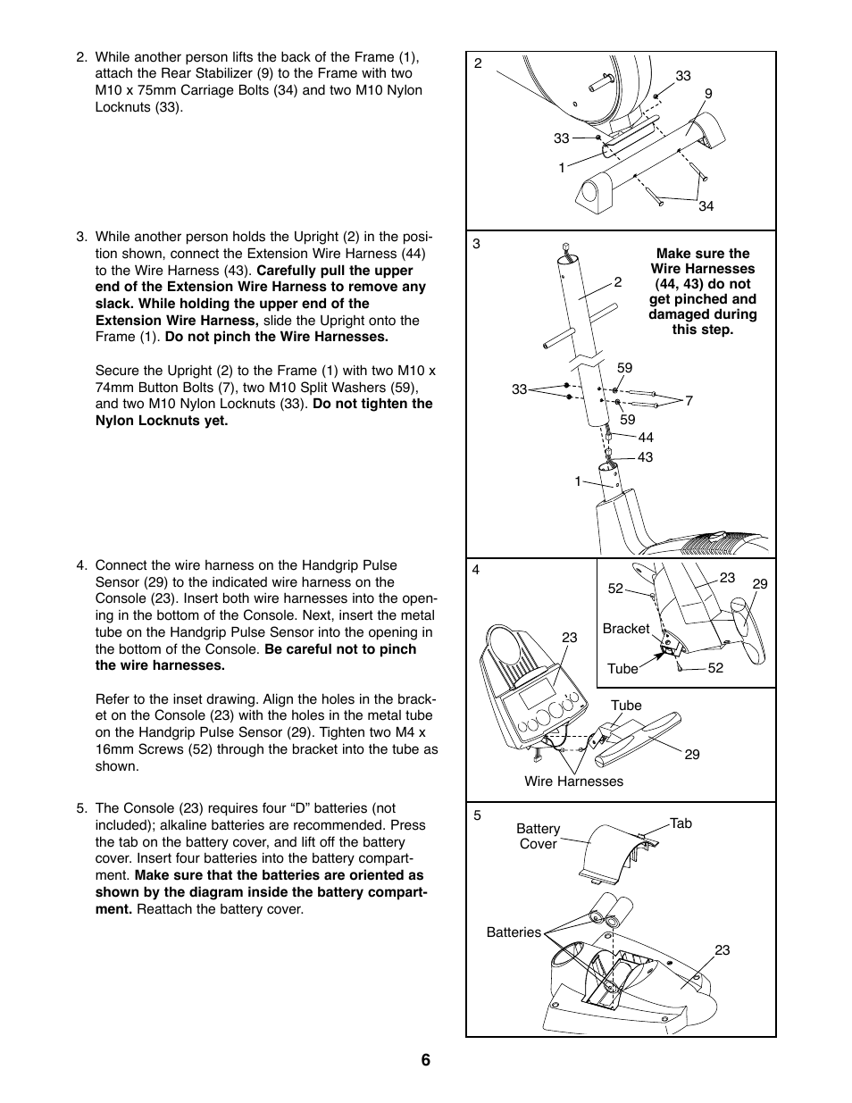 ProForm 750 User Manual | Page 6 / 24