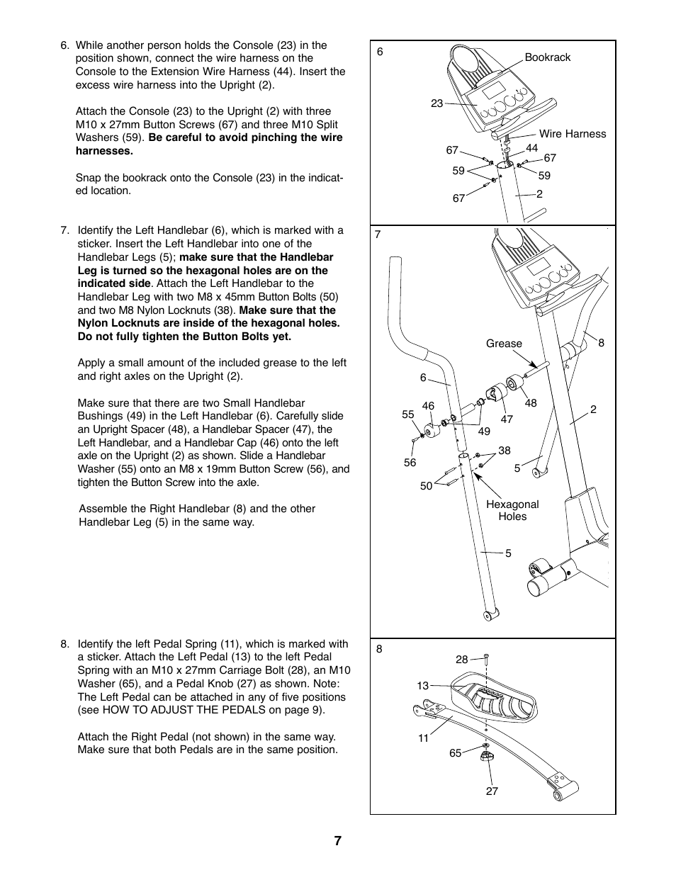 ProForm 750 User Manual | Page 7 / 24