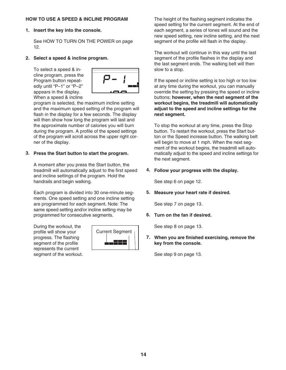 ProForm CROSSWALK CALIBER ELITE PFTL71505.2 User Manual | Page 14 / 30