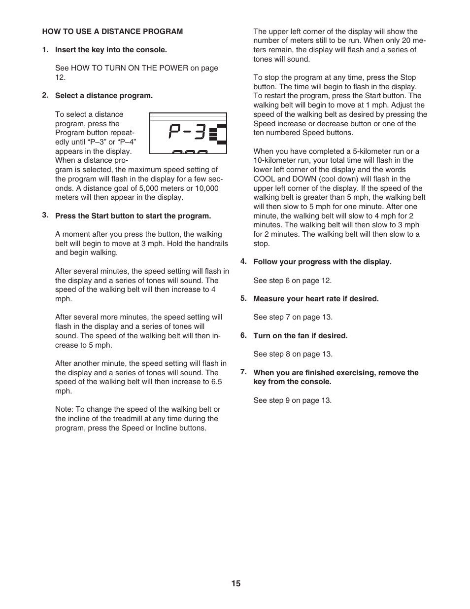 ProForm CROSSWALK CALIBER ELITE PFTL71505.2 User Manual | Page 15 / 30