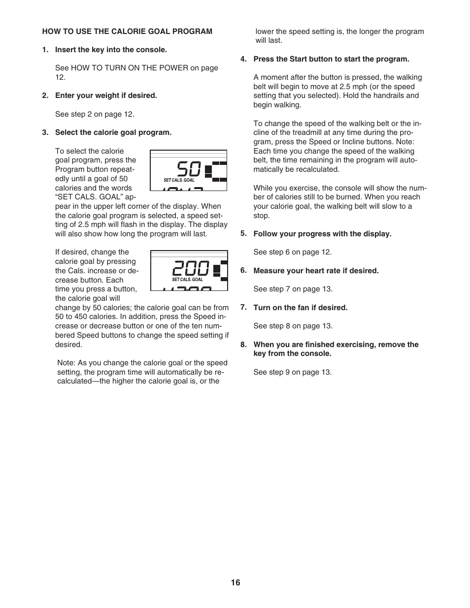 ProForm CROSSWALK CALIBER ELITE PFTL71505.2 User Manual | Page 16 / 30