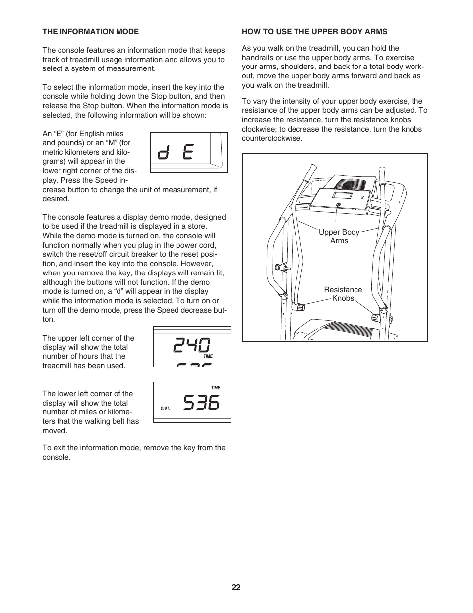 ProForm CROSSWALK CALIBER ELITE PFTL71505.2 User Manual | Page 22 / 30