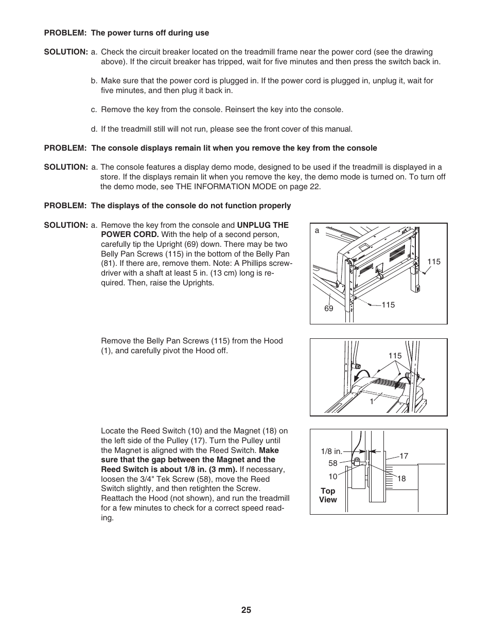 ProForm CROSSWALK CALIBER ELITE PFTL71505.2 User Manual | Page 25 / 30