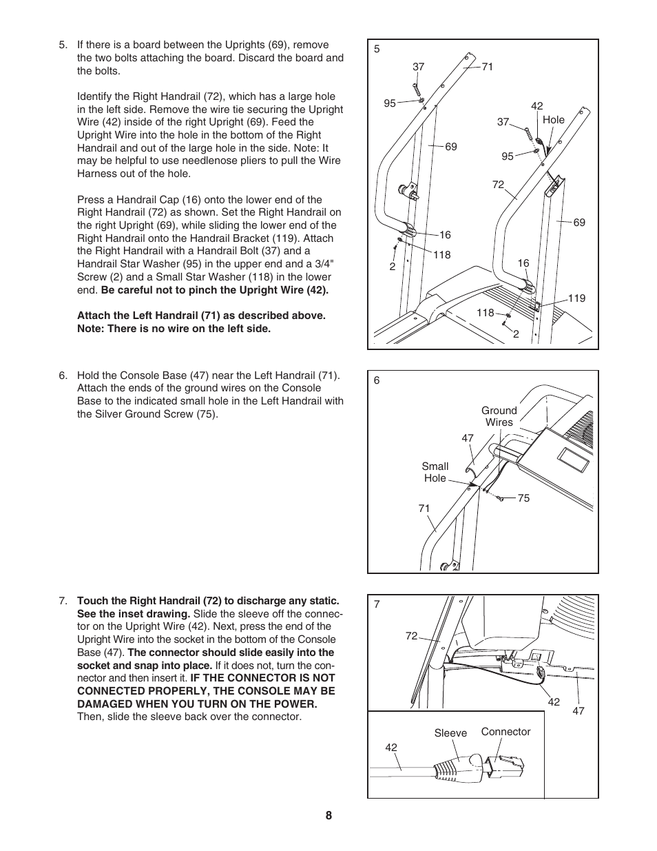 ProForm CROSSWALK CALIBER ELITE PFTL71505.2 User Manual | Page 8 / 30