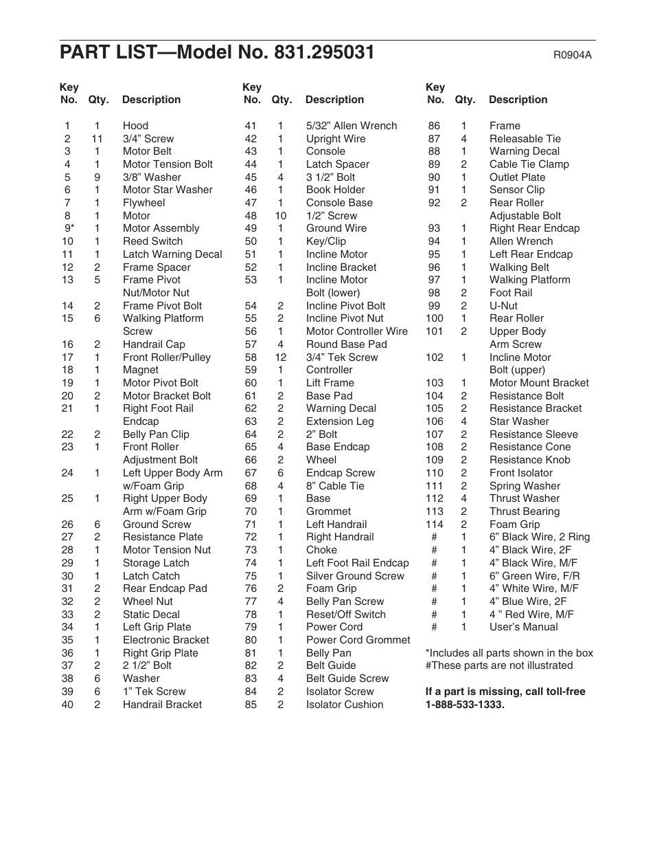 ProForm 831.295031 User Manual | Page 20 / 22