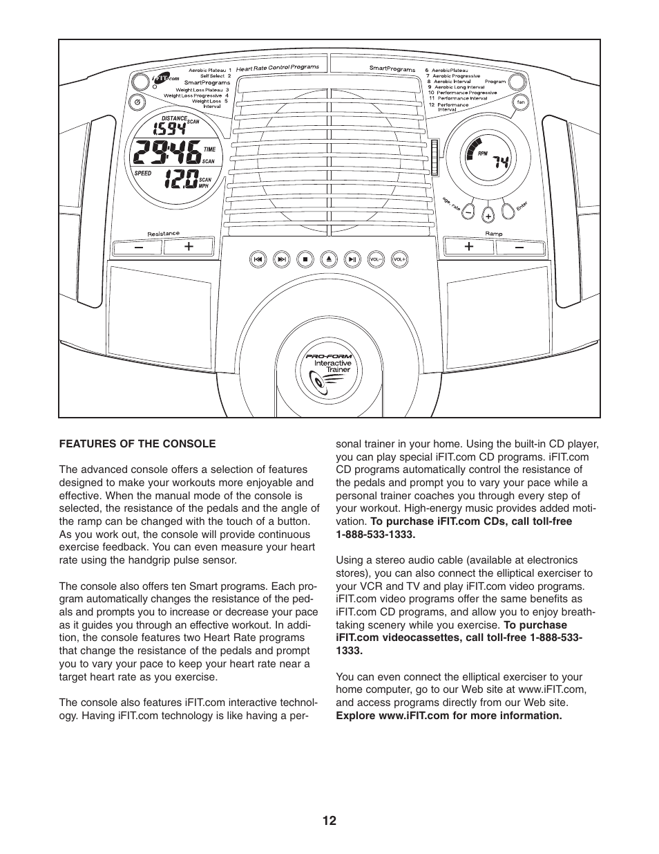 ProForm PFEL13031 User Manual | Page 12 / 28