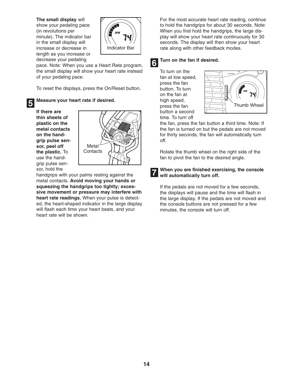 ProForm PFEL13031 User Manual | Page 14 / 28
