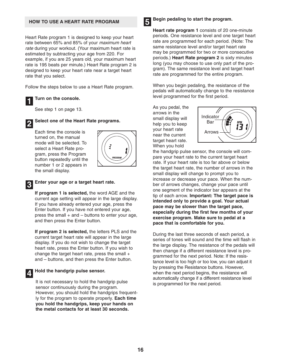 ProForm PFEL13031 User Manual | Page 16 / 28