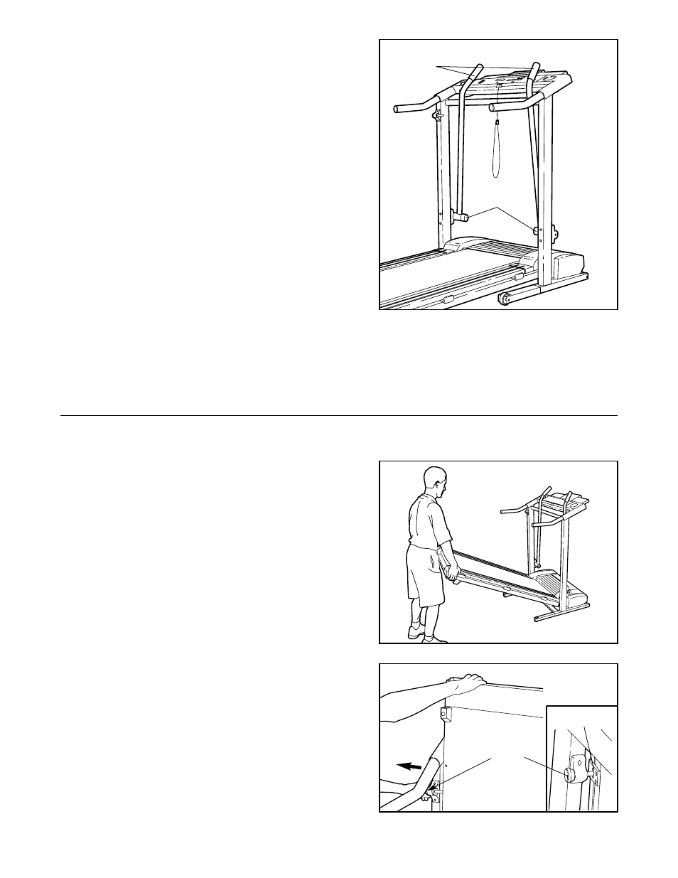 How to fold and move the treadmill | ProForm 590 LS User Manual | Page 10 / 18