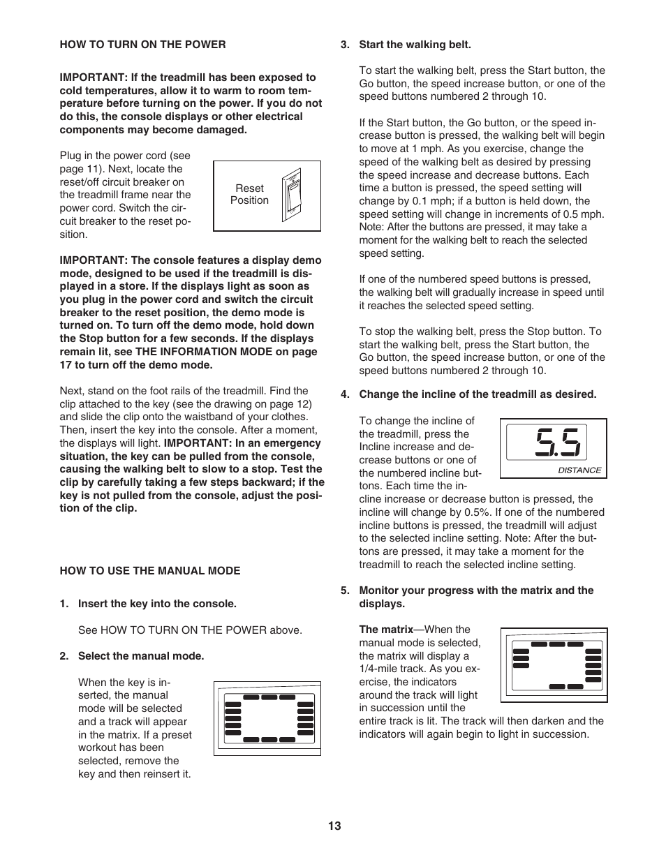 ProForm 831.24745.1 User Manual | Page 13 / 28