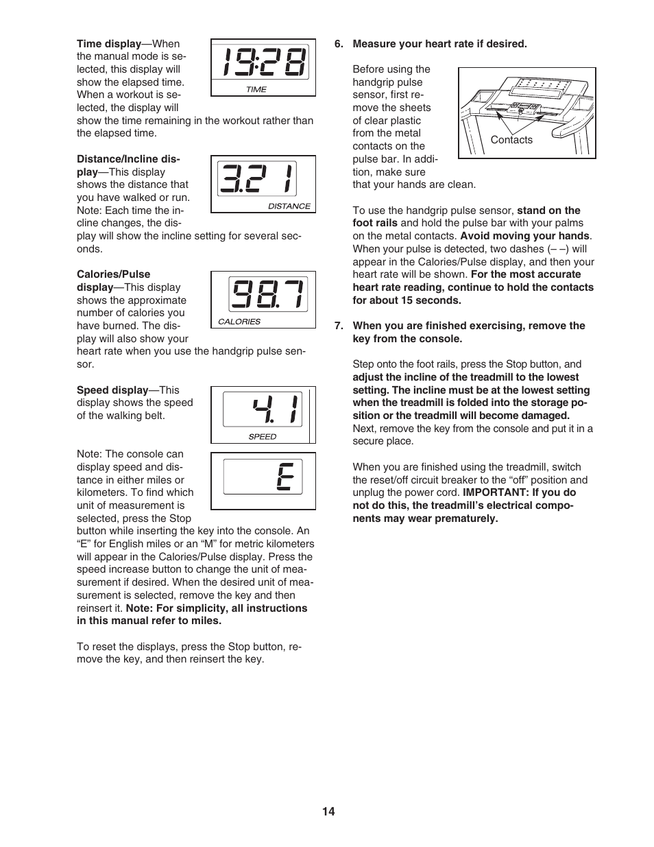 ProForm 831.24745.1 User Manual | Page 14 / 28