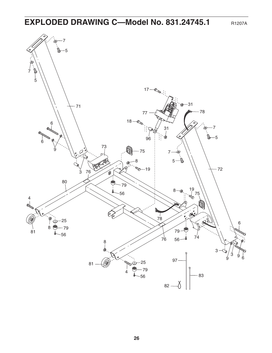 ProForm 831.24745.1 User Manual | Page 26 / 28