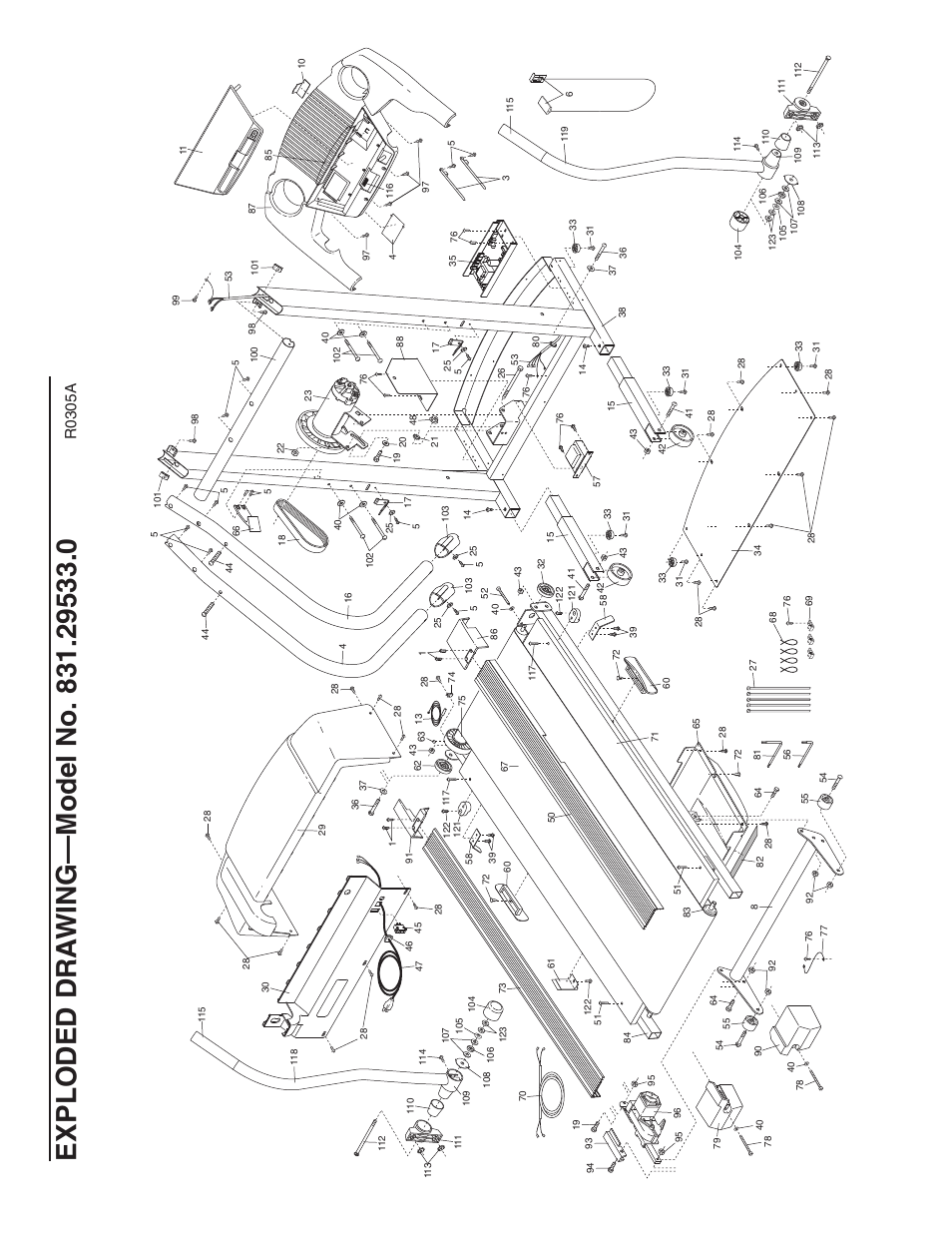 R0 3 0 5 a | ProForm 831.29533.0 User Manual | Page 21 / 22