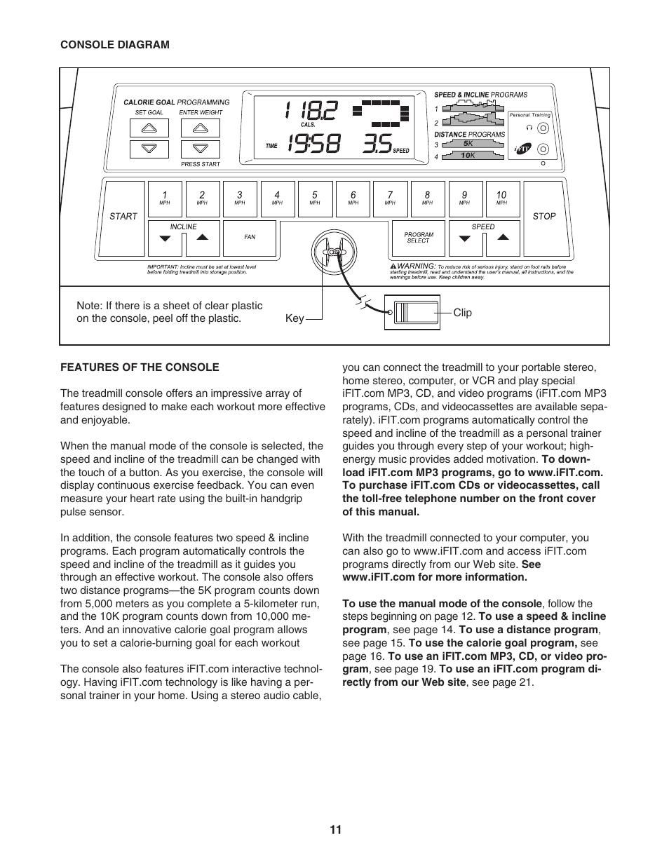 ProForm 831.29604.1 User Manual | Page 11 / 30