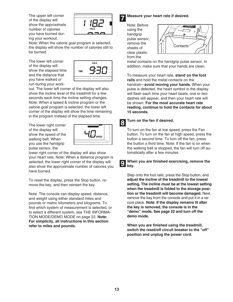 ProForm 831.29604.1 User Manual | Page 13 / 30