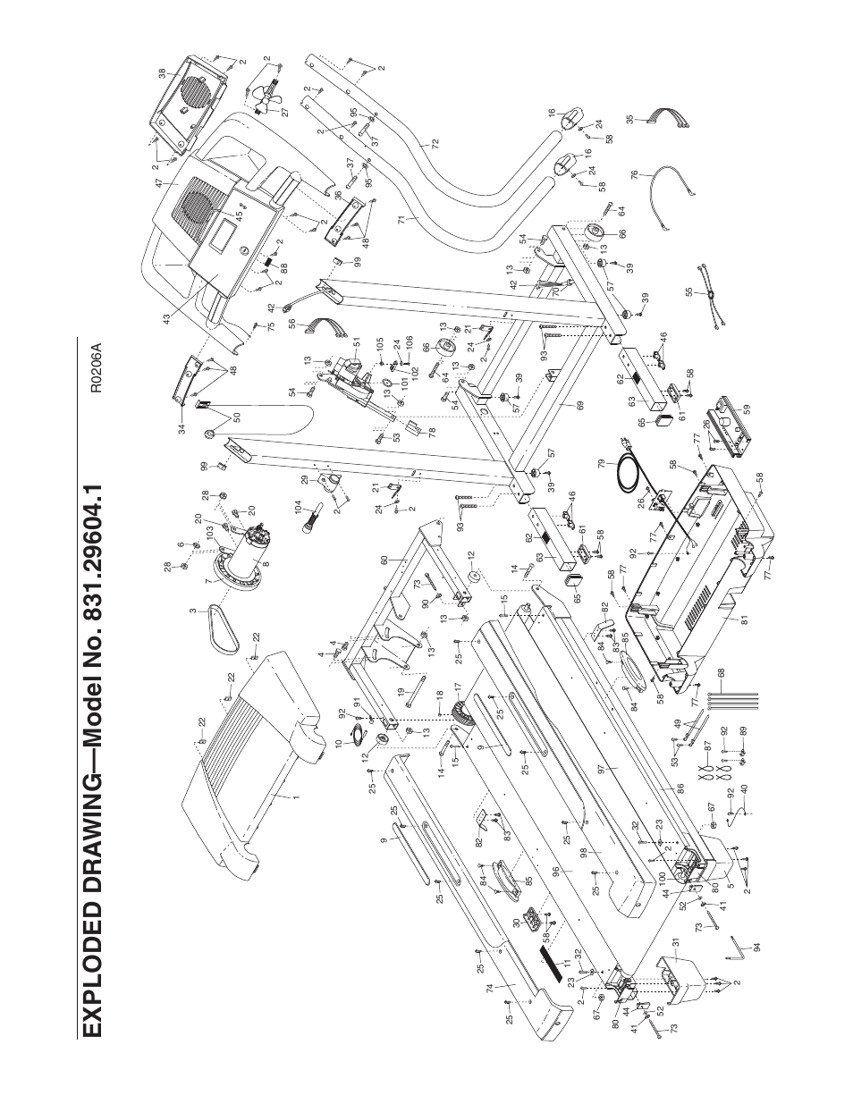 R0 2 0 6 a | ProForm 831.29604.1 User Manual | Page 29 / 30