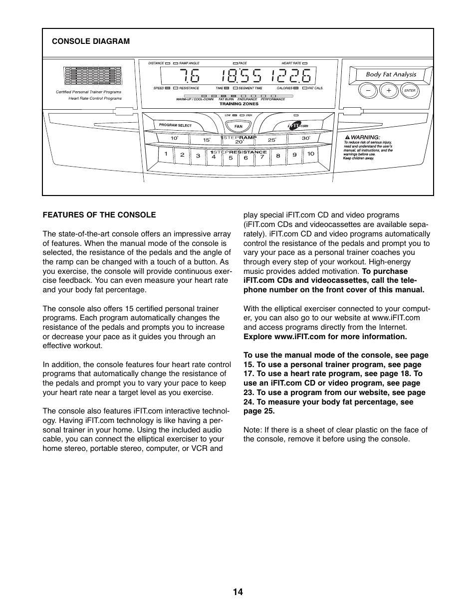 ProForm PFEL07907.0 User Manual | Page 14 / 32