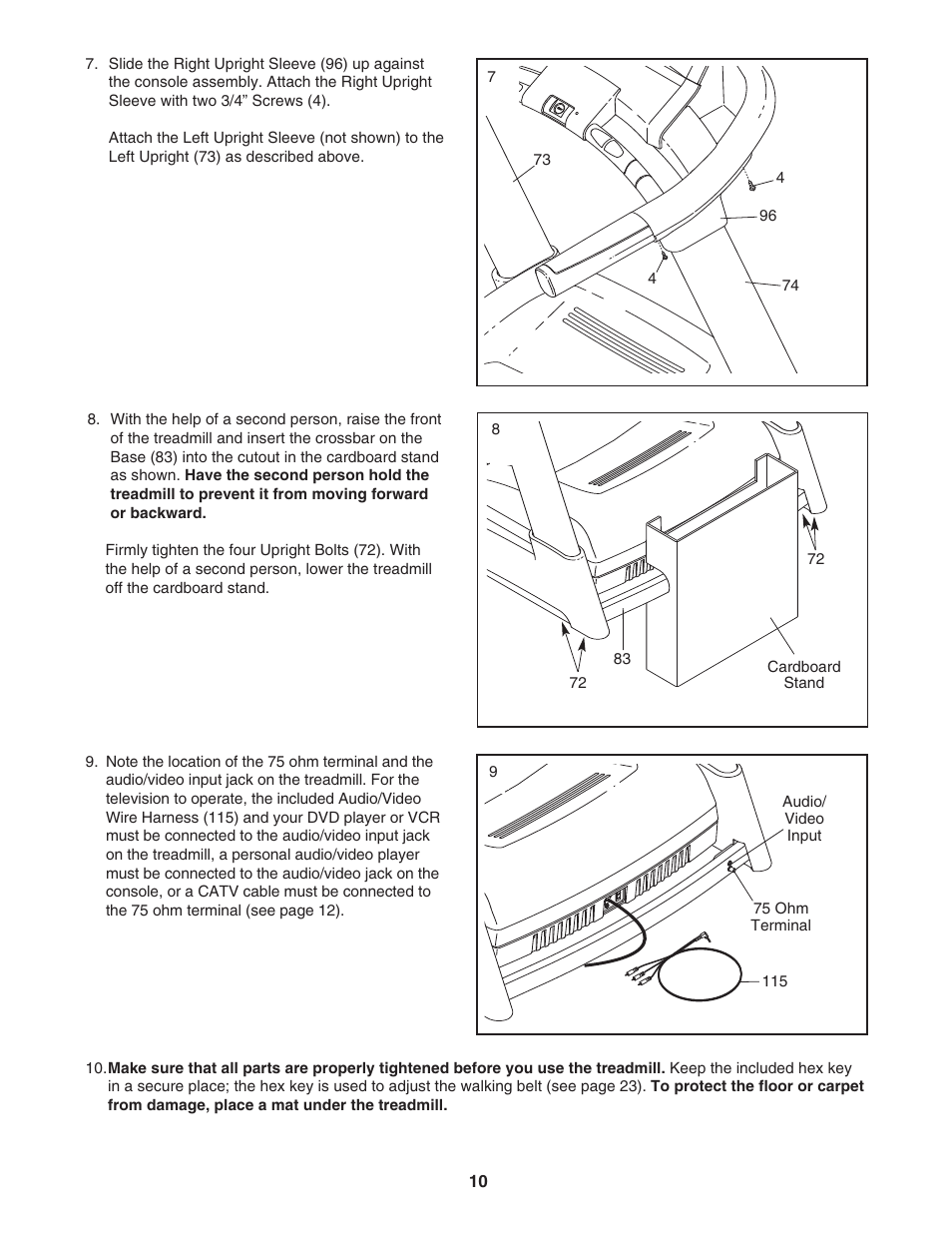 ProForm PFTL99806.2 User Manual | Page 10 / 30
