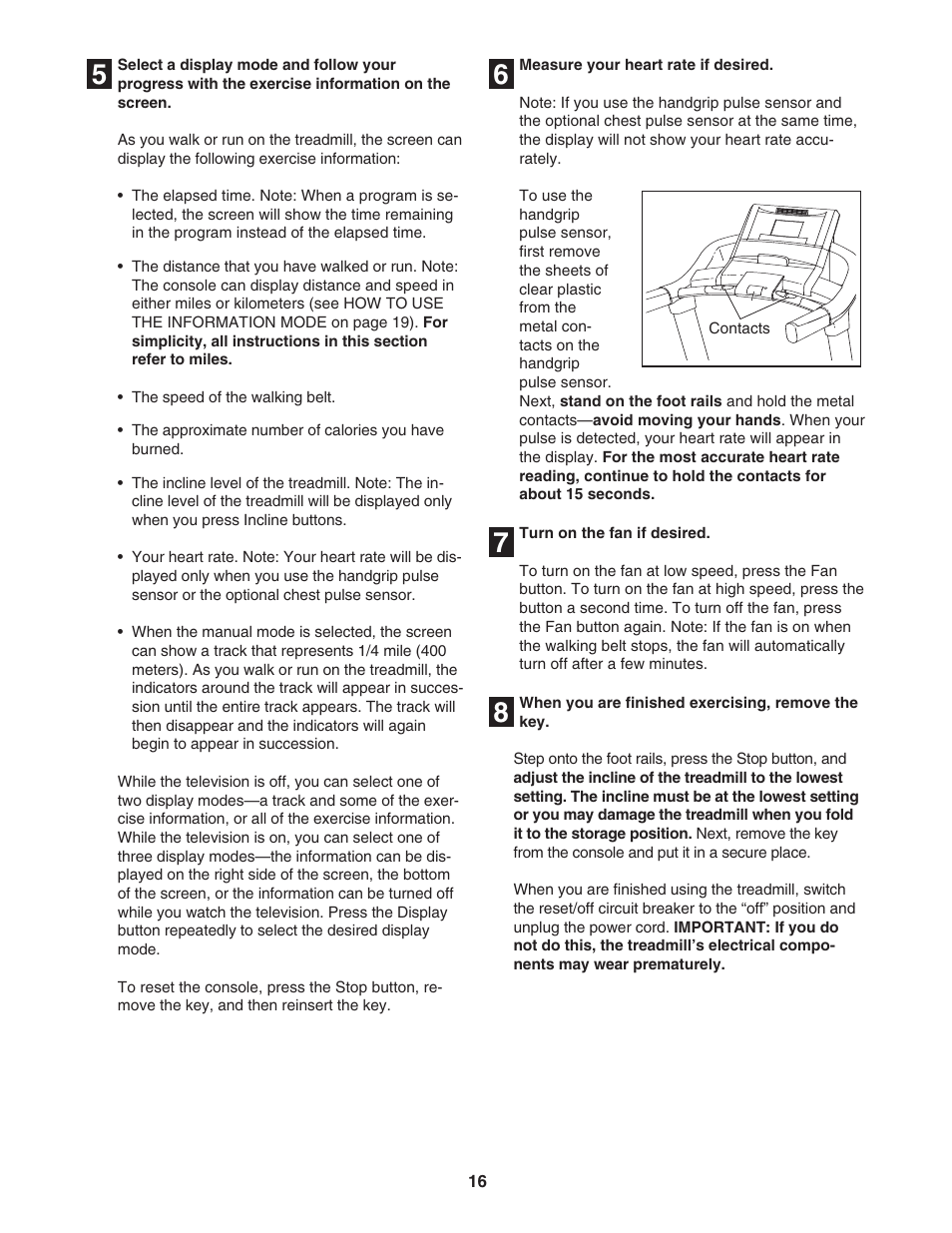 ProForm PFTL99806.2 User Manual | Page 16 / 30