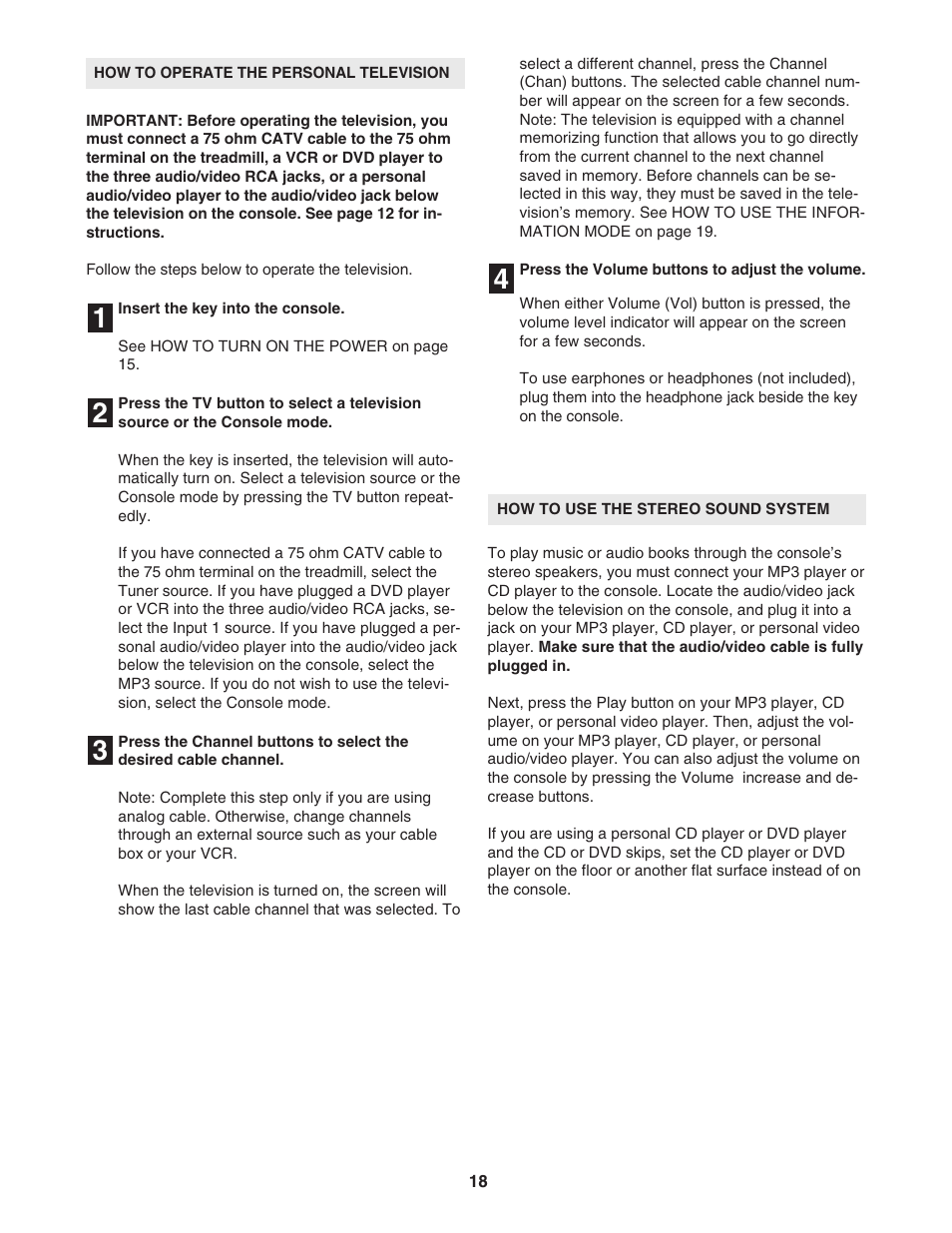 ProForm PFTL99806.3 User Manual | Page 18 / 30