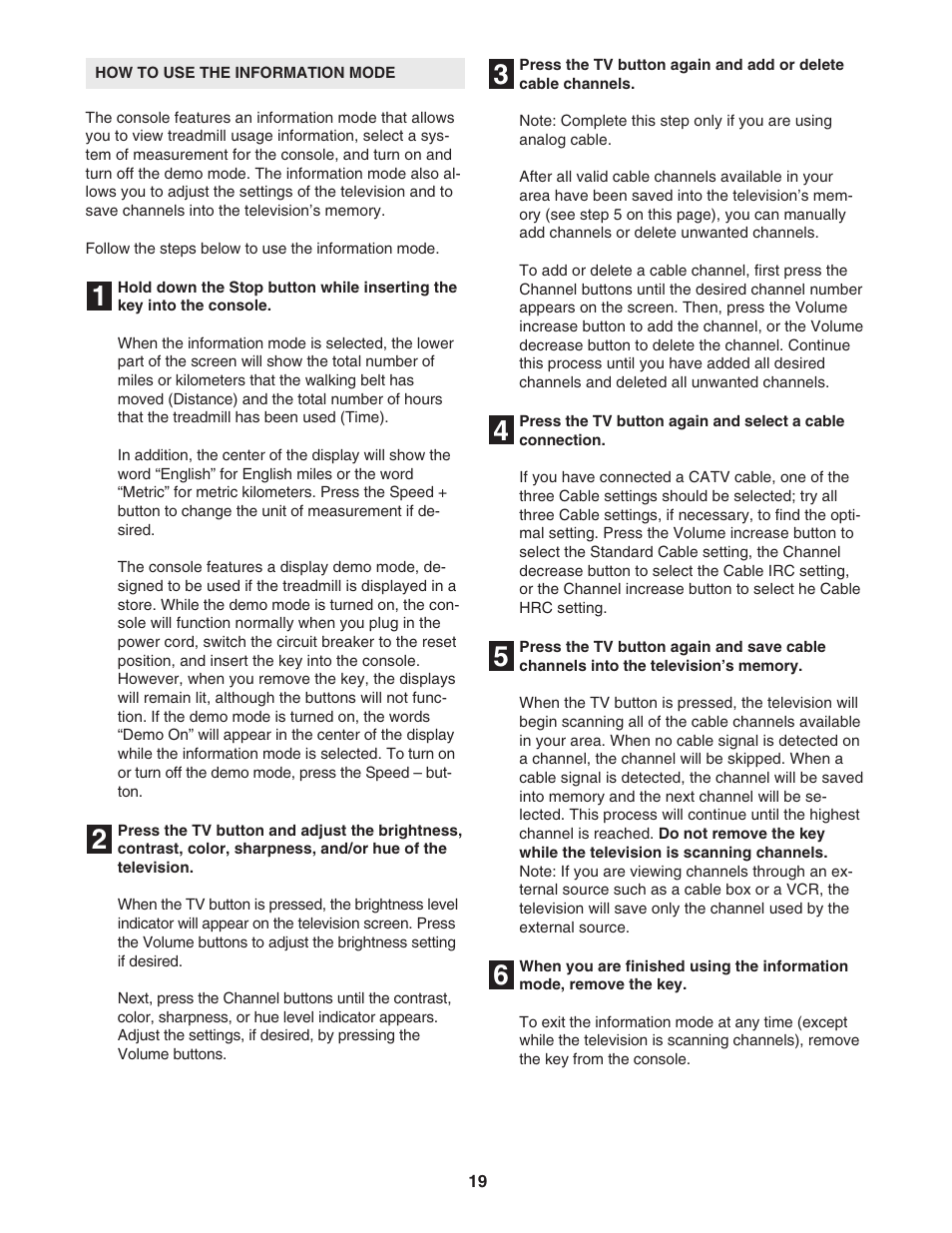ProForm PFTL99806.3 User Manual | Page 19 / 30