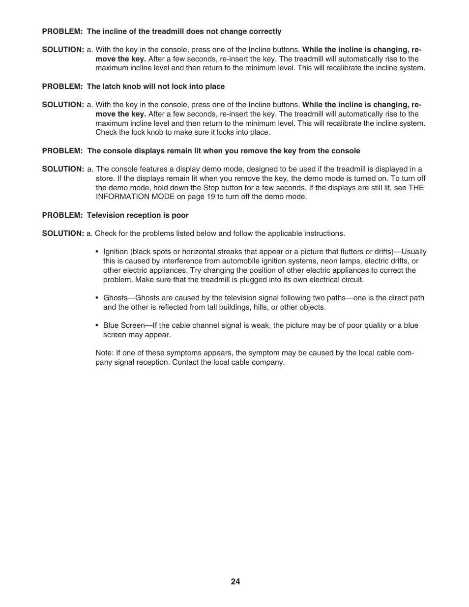ProForm PFTL99806.3 User Manual | Page 24 / 30