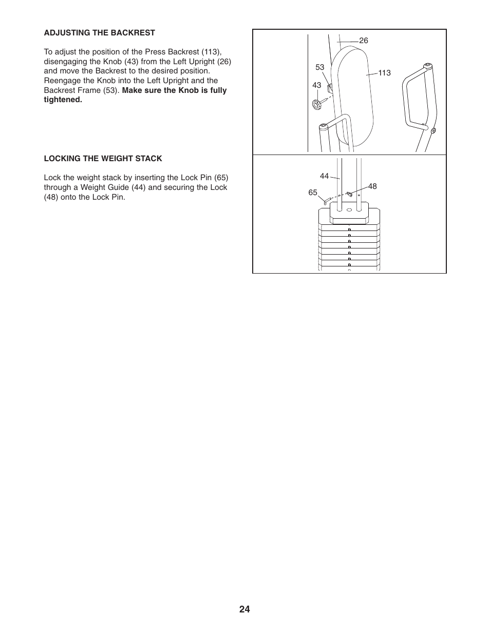 ProForm PFANSY9825.1 User Manual | Page 24 / 39