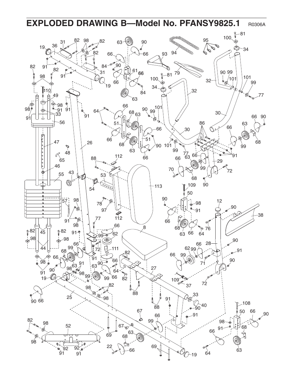 ProForm PFANSY9825.1 User Manual | Page 38 / 39