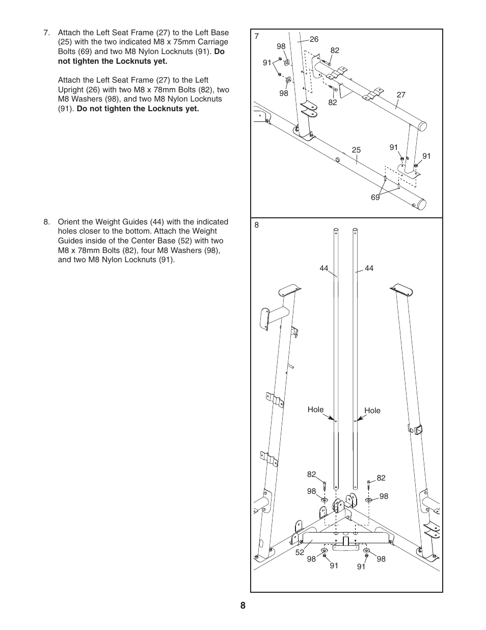 ProForm PFANSY9825.1 User Manual | Page 8 / 39