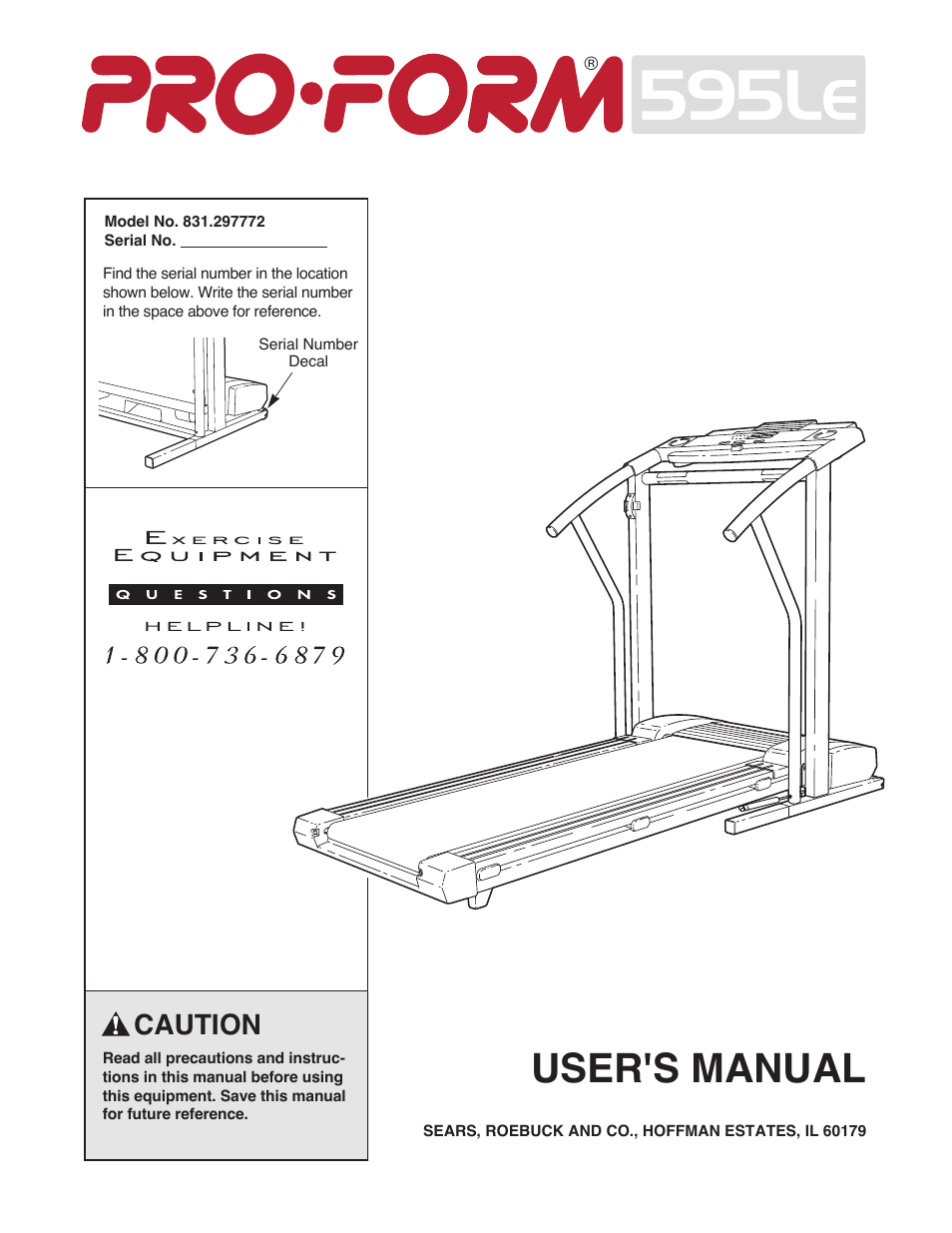 ProForm 831.297772 User Manual | 18 pages