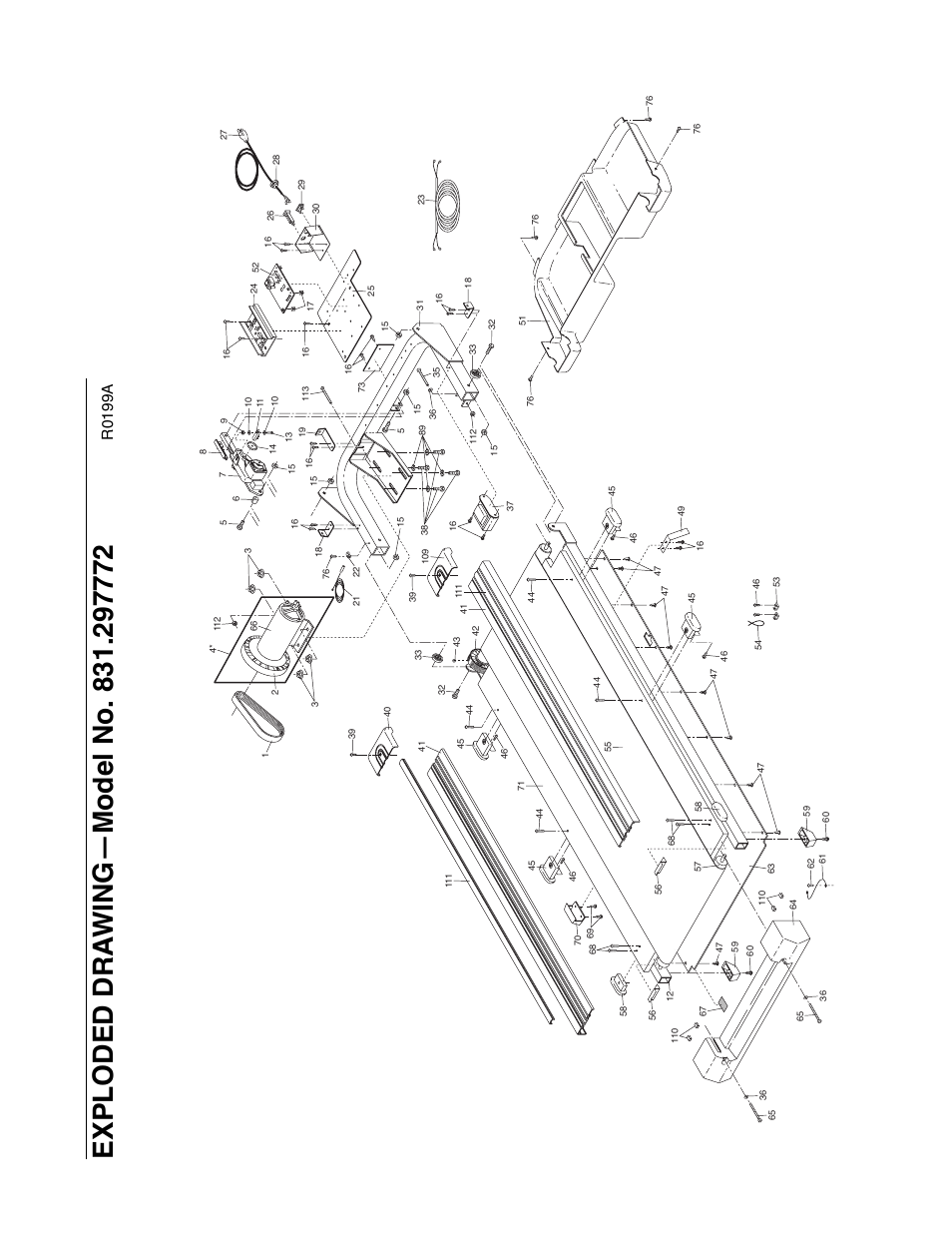 R0199a | ProForm 831.297772 User Manual | Page 16 / 18