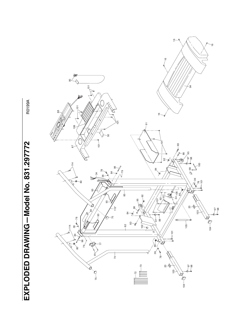 R0199a | ProForm 831.297772 User Manual | Page 17 / 18