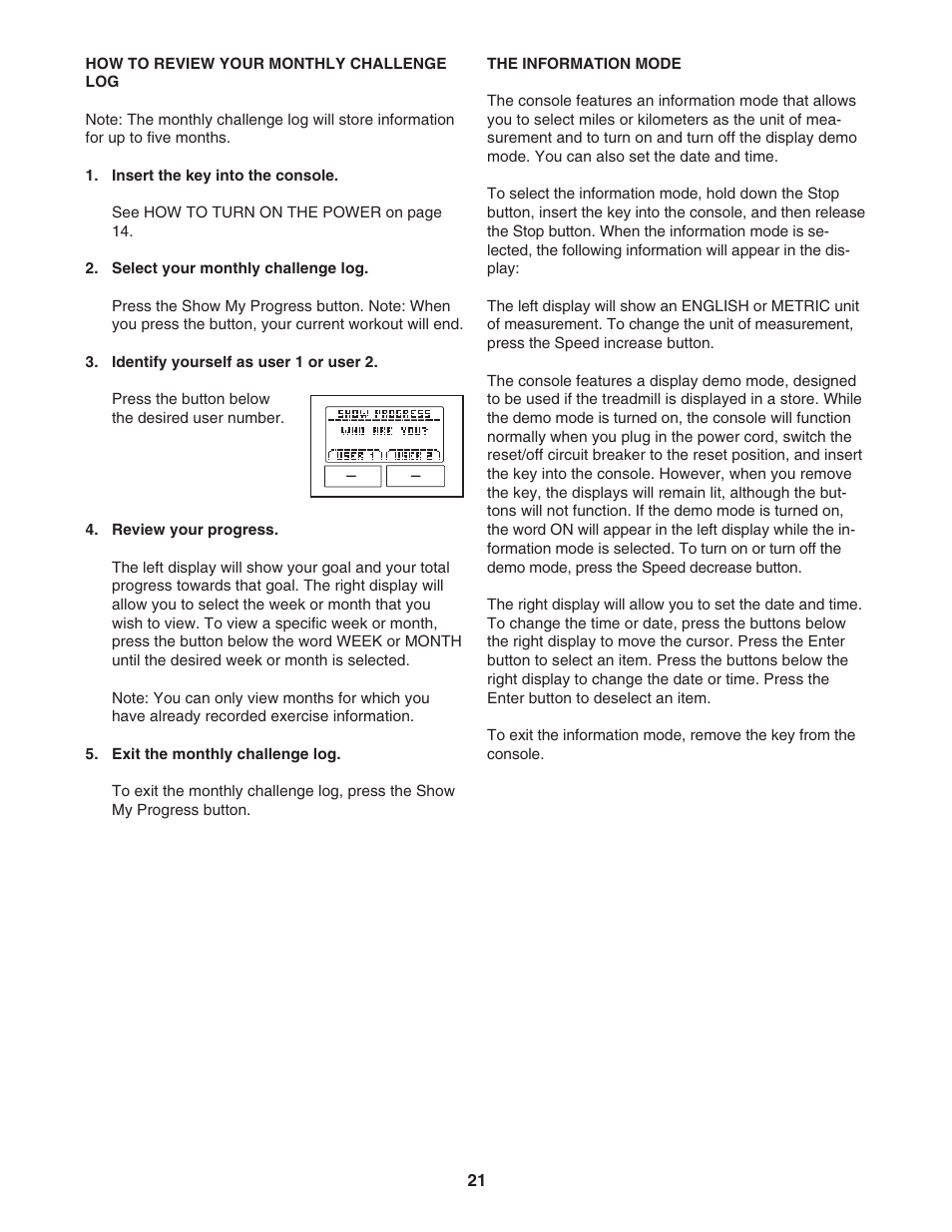 ProForm PFTL79007.0 User Manual | Page 21 / 36