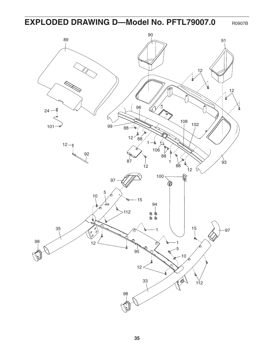 ProForm PFTL79007.0 User Manual | Page 35 / 36