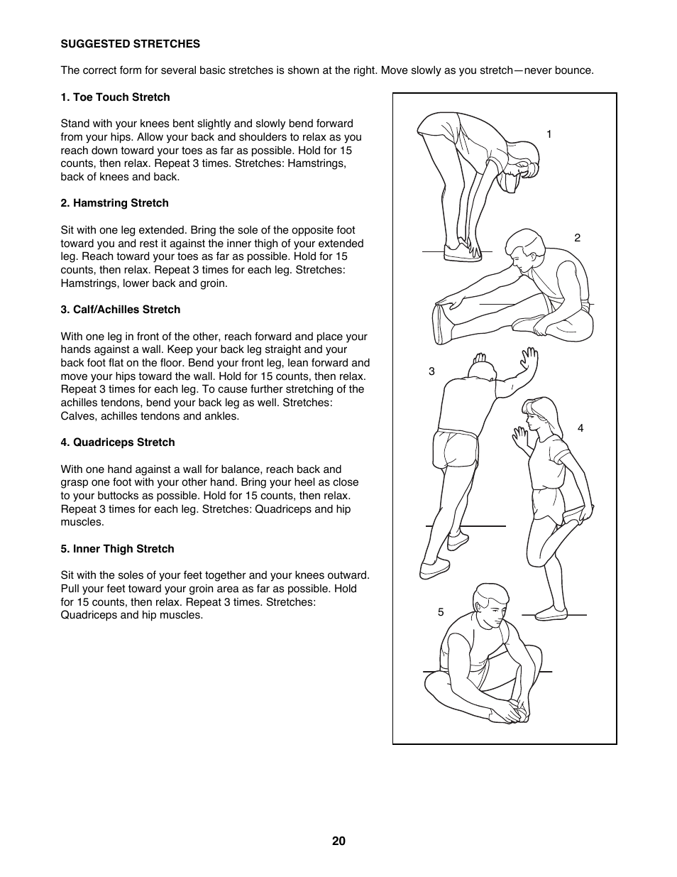 ProForm 785EX PFTL78580 User Manual | Page 20 / 26