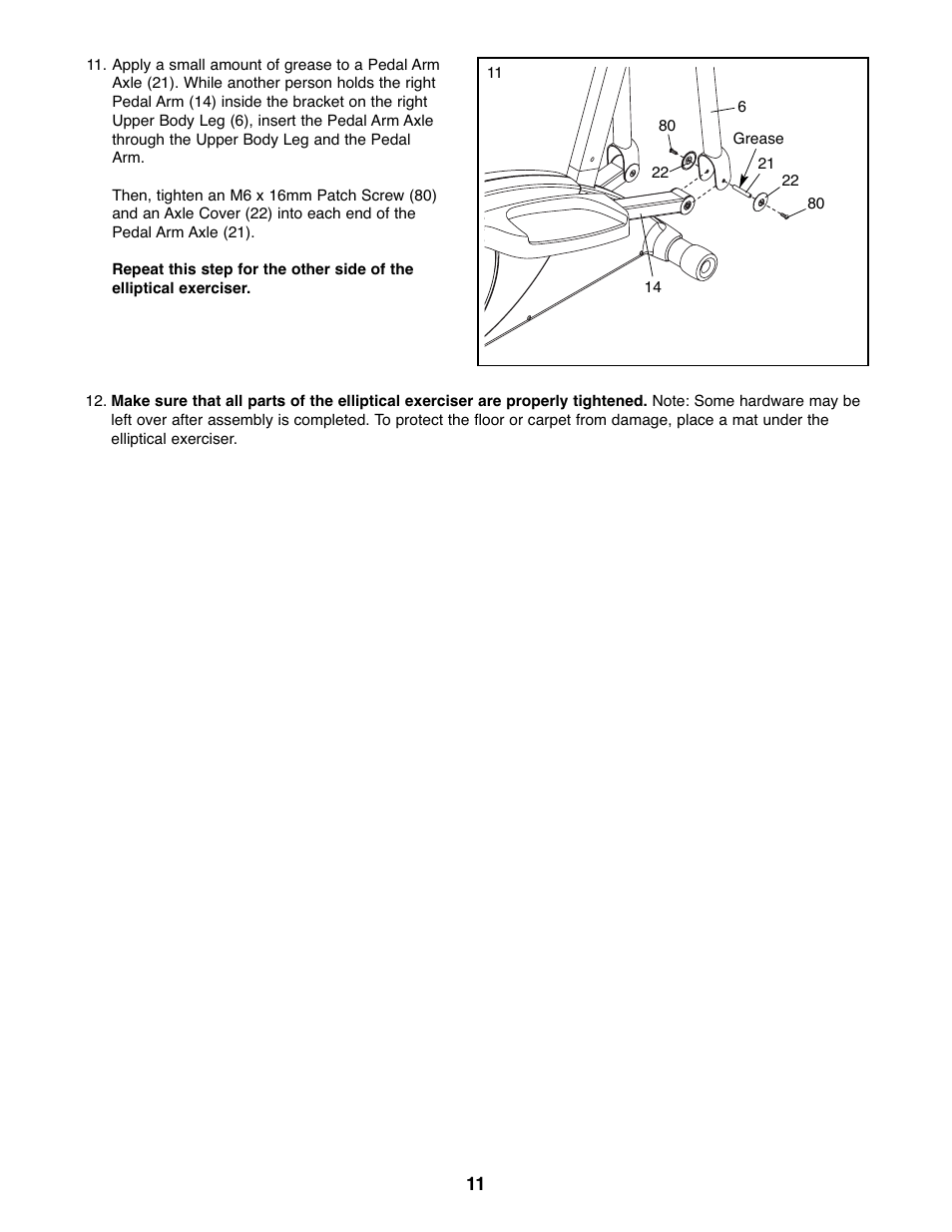 ProForm PFEL03907.0 User Manual | Page 11 / 24