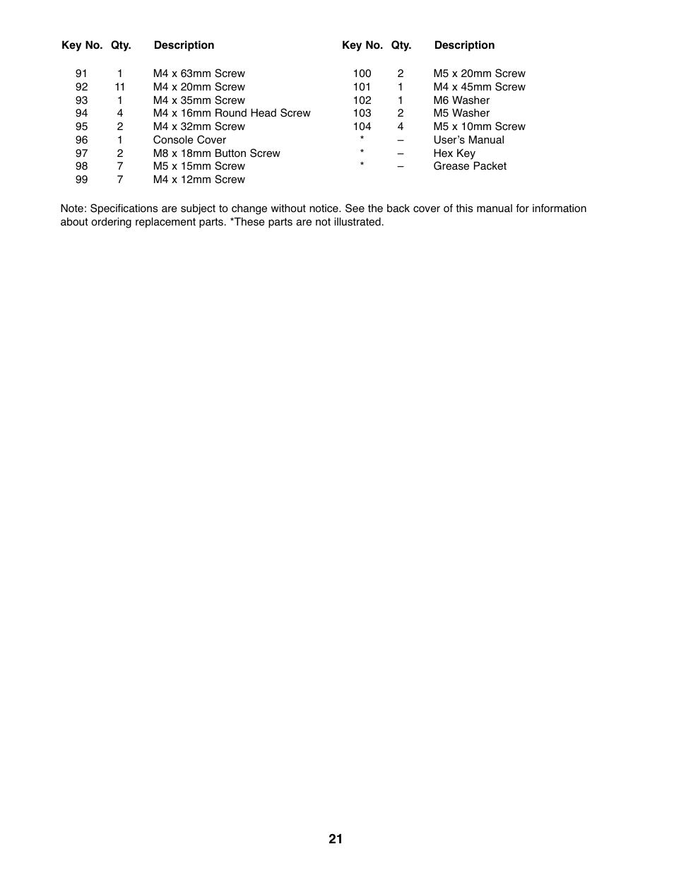 ProForm PFEL03907.0 User Manual | Page 21 / 24