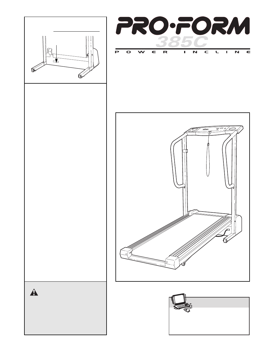 ProForm 385C PFTL39190 User Manual | 18 pages